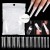 New Nail Shaping Quick Extension Nail Mold Crystal UV Nail Pieces No Paper Tray with Scale 60 Pieces Bags