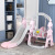 Children's Indoor Outdoor Family Baby Stairs with Slide Children Swing Baby Small Assembled Toys