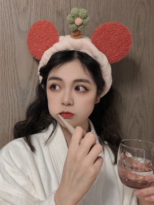 Cute Super Cute Western Style Trendy Headband Female Washing Face Hair Band Headdress Korean Internet Hot Girlish Selling Cute Headband Hairpin