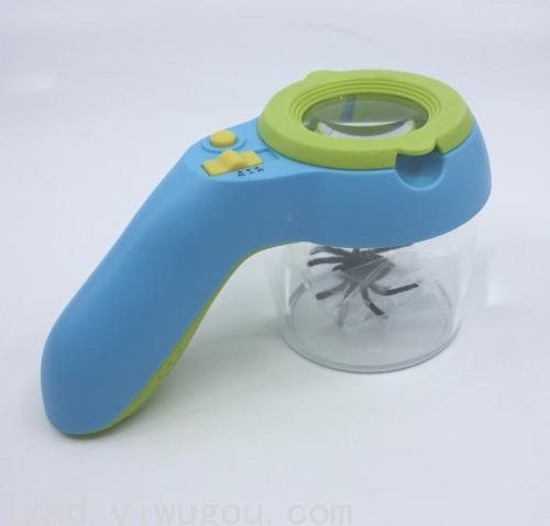 9led cold and warm light source resin lens high magnification insect magnification viewer