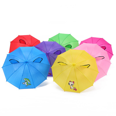 Umbrella 30cm Ear Umbrella Creative Children's Umbrella Cartoon Printing Umbrella Foreign Trade Umbrella
