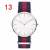 Geneva Geneva Nylon Woven Strap Watch Men's Foreign Trade Women's Watch Factory in Stock Wholesale