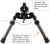 New V10 Carbon Fiber Rotary Telescopic Bipod Sniper Rifle Mount