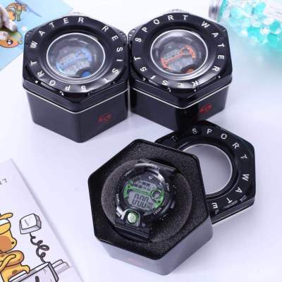 Black Hexagonal Box Mechanical Watch Quartz Watch Electronic Watch Watch Packaging Box Fashion Wrist Watch Gift Box