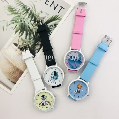 New Creative Spaceman Student Watch Cute Fashion Korean Watch Ins Popular