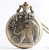 One Piece Dropshipping Zodiac Vintage Pocket Watch Large Bronze Men Women Quartz Necklace Pocket Watch Commemorative Watch