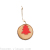 Pine round Wood Christmas Pendant Log Pendant Christmas Wooden Craftwork Holiday Dress up