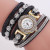 AliExpress Foreign Trade New Ladies Watch Hot Sale Korean Velvet Winding Bracelet Watch Diamond Coiling Women's Watch