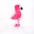 Factory Wholesale Pet Plush Cotton Rope Toys Flamingo Big Dog Toy Length 37cm Bite-Resistant Molar Sound