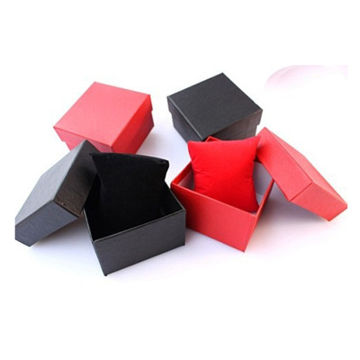 Small Wholesale Direct Supply Gift Box/Watch Box Factory Wholesale Black and Red Cardboard Box