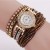 Foreign Trade New Watch Diamond Coiling Bracelet Watch New Fashion Women's Twist Weave Quartz Watch