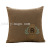 New Embroidery Sofa Cushion Soft Skin-Friendly Embroidered with Letters Modern Minimalist Living Room and Bedside Pillowcase Pillow Cover