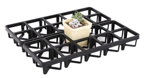 succulent plant organizing bracket small black square meat cone lithops seeding seedling gardening planting storage tray customization