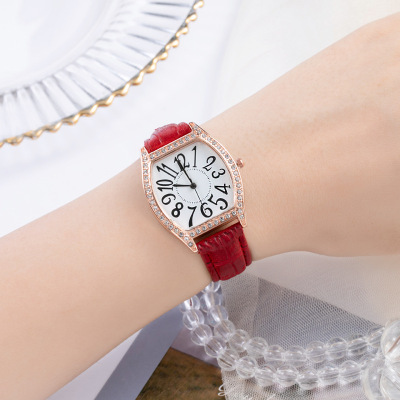 Women's Watch Waterproof Fashion Female 2020 New Student Korean Style Simple Rectangular Large Dial Casual Elegant