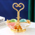 European Style Household Fruit Plate Living Room Coffee Table Household Minimalist Creative Melon Seeds Candy Dried Fruit Snack Dish High-Profile Figure