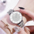 Tiktok Same Style Gypsophila Watch Gold Steel Belt Elegant Women's Quartz Watch Internet Hot Star with the Same Type Watch