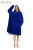 Extended Version Cold-Proof Clothes Cloak Autumn and Winter Nightgown Double-Layer Thickened Flannel Lambswool Non-Composite