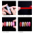 Nail Beauty Crystal Tape Nail Salon Nail Tip Color Plate Works Display Adhesive Transparent Seamless Jelly Double-Sided Adhesive Sticker
