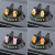 Swan Vehicle Navigation Mobile Phone Holder with Hidden Parking Card Number Plate Cartoon Cute Doll Ornaments New