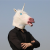 Unicorn Headgear Mask Horse Head Full Face Animal Headgear TikTok Same Funny Latex Horse Head Sets