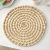 Yijia Japanese-Style Woven Corn Leather Pcemat Straw Pcemat Heat Proof Mat Handmade Casserole Mat Non-Slip Coaster Manufacturer