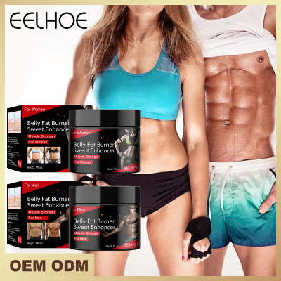 Eelhoe Abdominal Muscle Cream Men's and Women's Shaping Cream Exercise Strengthen Muscle Body Shaping Exercise Violently Sweat Lines Massage Cream