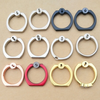 Mobile Phone Bracket Fastened Ring Cartoon PVC Semi-Finished Products Retaining Ring IRing Support Frame Gifts Metal Accessories Accessories