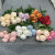 Artificial/Fake Flower 7 Imperial Concubine Rose Brushed Cloth Artificial Rose Bouquet Home Hotel Display Decorative Fake Flower