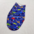 Newborn Anti-Startle Swaddling Double-Layer Printing Swaddling Short Plush Sleeping Bag