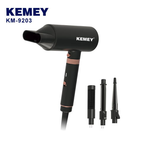 cross-border manufacturers direct supply multi-function hair dryer komei km-9203 high-power hair dryer hair curler hair straightener