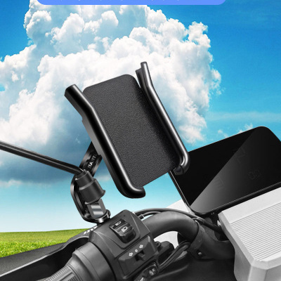 New Mobile Phone Bracket Electric Motorcycle Battery Bicycle Mobile Phone Stand Riding Rider Car Shockproof Navigation Bracket