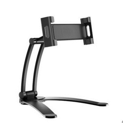 Metallic Desktop Mobile Phone Tablet Stand Online Class Live Broadcast Lazy iPad Stand Kitchen Wall-Mounted Mobile Phone Stand
