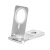 Portable Desktop Aluminum Alloy Double Folding Mobile Phone Tablet Computer Stand Desktop Metal Cellphone Holder Stand for Live Streaming