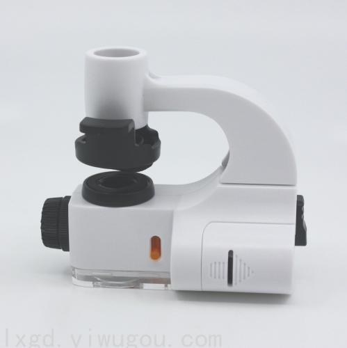 mobile phone clip photo microscope with led money detector identification jade jewelry portable 60 times magnifying glass