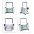 Cross-Border Mobile Phone Tablet Computer Stand Mobile Phone Iron Wire Bracket Tablet Metal Tripod Lazy Folding Iron Bracket