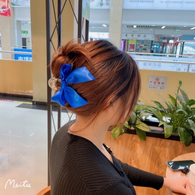 2022 Summer New Korean Style Partysu Hair Clip Head Clip Bow Claw Clip