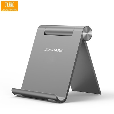 Jiushark Nine Shark Aluminum Alloy Mobile Phone Folding Bracket Portable and Universal Tablet Computer Lazy Bracket Desktop