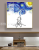 Hand Painted Van Gogh Cartoon Character Image Sunflower Illustration HD Decorative Painting Hotel Picture Crystal Painting Crystal Porcelain Painting