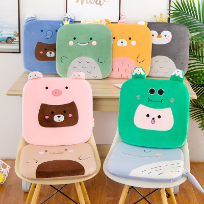 Cartoon Animal Square Memory Foam Mat Home Office Student's Chair Cushion Cushion Plush Toy Anime Seat Cushion