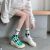 SocksContrast Color Diamond Plaid Tube Socks2022 Spring/Summer New Cartoon Puppy Printed Cotton SocksCasual Sports Women's Socks