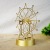 Golden Ferris Wheel Perpetual Motion Instrument Full Metal Celestial Electrodeless Magnetic Wiggler Dynamic Kid's Gift