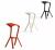 Creative Chair Bar Stool Front Desk Stool Casual Chair Plastic Stool