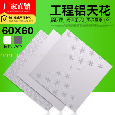 Engineering Perforated Sound Absorption Aluminum Alloy Ceiling