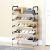 Y109-9907 New Style Multi-Layer Assembled Armrest Stainless Steel Pipe Shoe Rack DIY Assembled Student Dormitory Shoe Cabinet