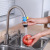 Factory Direct Sales Six-Layer Filter Faucet Splash-Proof Shower Kitchen Rotatable Joint Extension