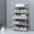Y109 Simple Multi-Layer Assembly Shoe Rack Plastic Dustproof Storage Dormitory Door Assembly Shoe Rack Home Shoe Cabinet