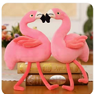 Creative Ins Internet Celebrity Flamingo Doll Pillow Doll Korean Cute Pink Plush Toy Ragdoll Gift
