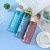New Portable Sports Transparent Kettle Student Anti-Break Plastic Water Cup Minimalist Cup Large-Capacity Space Bottle