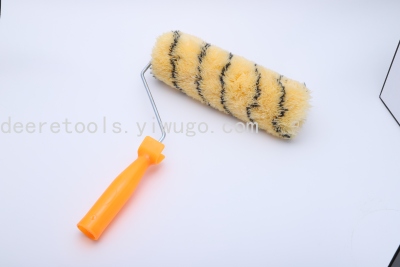 Tiger Skin No Dead Angle Paint Roller Plastic Handle Screw Tightening Rolling Brush Paint Brush Wall Paint Wallpaper Utility Brushes