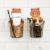 Bathroom Wall-Mounted Toothbrush Cup Storage Rack Punch-Free Washstand Suction Comb Toothpaste Cartoon Storage Container Box